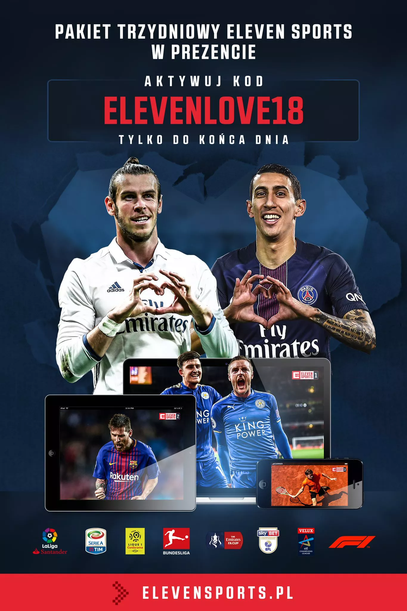 ELEVENSPORTS - kod promocyjny do telewizji sportowej