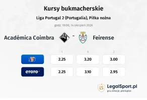 Académica Coimbra - Feirense kursy bukmacherskie