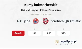 AFC Fylde - Scarborough Athletic kursy bukmacherskie