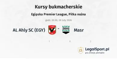 AL Ahly SC (EGY) - Masr kursy bukmacherskie