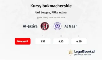 Al-Jazira - Al Nasr kursy bukmacherskie