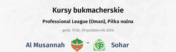 Al Musannah - Sohar kursy bukmacherskie