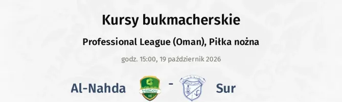 Al-Nahda - Sur kursy bukmacherskie