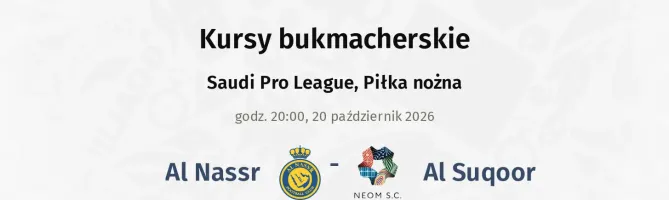 Al-Nassr - NEOM Sports Club kursy bukmacherskie