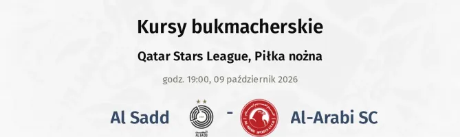 Al Sadd - Al-Arabi SC kursy bukmacherskie