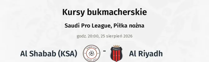 Al Shabab (KSA) - Al Riyadh kursy bukmacherskie