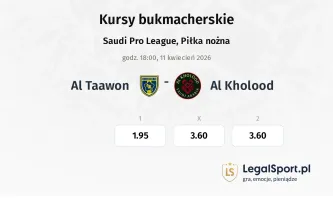 Al Taawon - Al Kholood kursy bukmacherskie