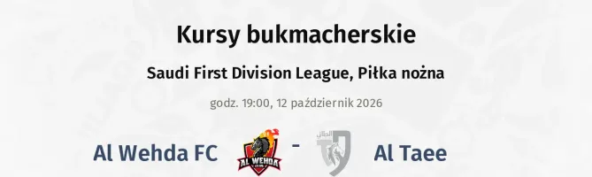 Al Wehda Club - Al Taee kursy bukmacherskie