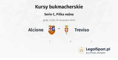 Alcione - Treviso kursy bukmacherskie