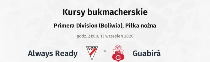 Always Ready - Guabirá kursy bukmacherskie