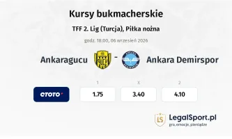 Ankaragucu - Ankara Demirspor kursy bukmacherskie