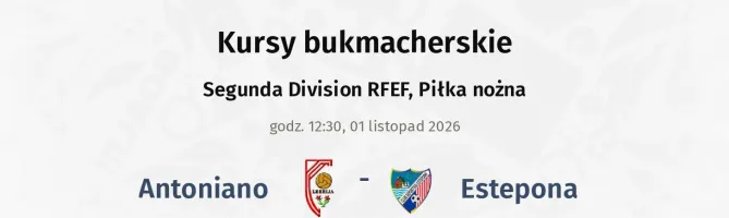 Antoniano - Estepona kursy bukmacherskie