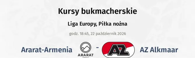 Ararat-Armenia - AZ Alkmaar kursy bukmacherskie