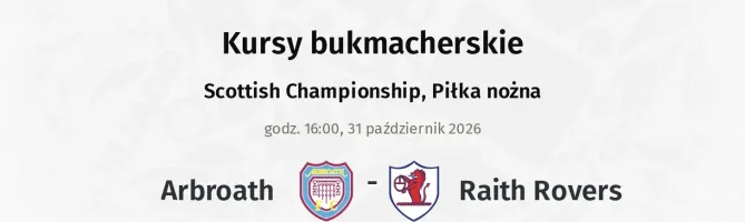 Arbroath - Raith Rovers kursy bukmacherskie