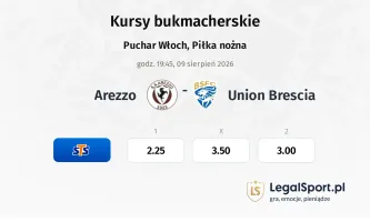 Arezzo - Union Brescia kursy bukmacherskie