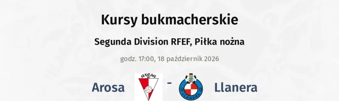 Arosa - Llanera kursy bukmacherskie