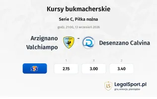 Arzignano Valchiampo - Desenzano Calvina kursy bukmacherskie
