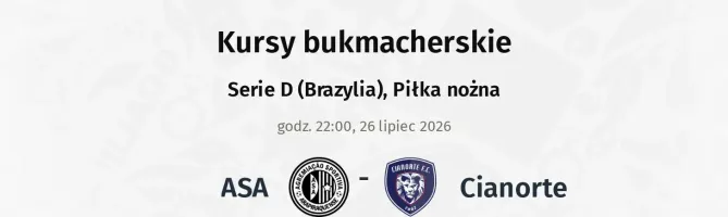 ASA - Cianorte kursy bukmacherskie