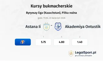 Astana II - Akademiya Ontustik kursy bukmacherskie