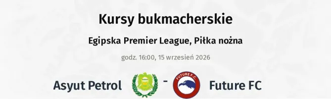 Asyut Petrol - Future FC kursy bukmacherskie