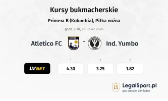 Atletico FC - Ind. Yumbo kursy bukmacherskie