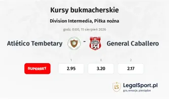 Atlético Tembetary - General Caballero kursy bukmacherskie