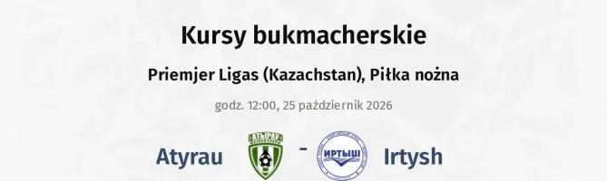 Atyrau - Irtysh kursy bukmacherskie