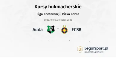 Auda - FCSB kursy bukmacherskie