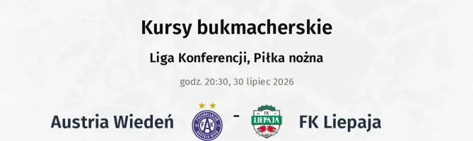 Austria Wiedeń - FK Liepaja kursy bukmacherskie