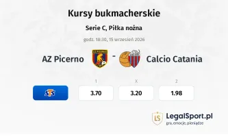 AZ Picerno - Catania kursy bukmacherskie