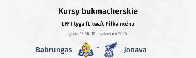 Babrungas - Jonava kursy bukmacherskie