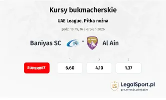 Baniyas SC - Al Ain kursy bukmacherskie
