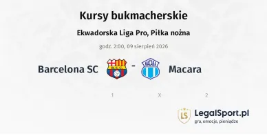 Barcelona SC - Macara kursy bukmacherskie