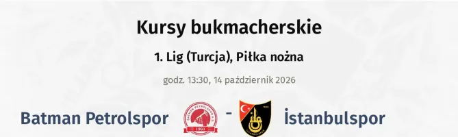 Batman Petrolspor - Istanbulspor kursy bukmacherskie