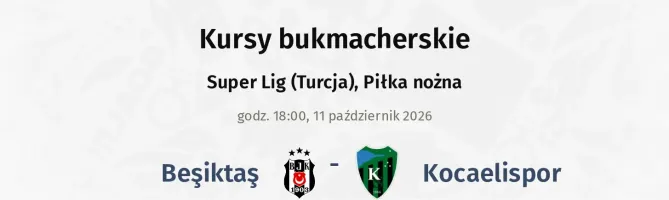Besiktas - Kocaelispor kursy bukmacherskie