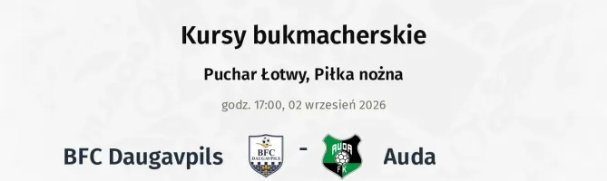 BFC Daugavpils - Auda kursy bukmacherskie
