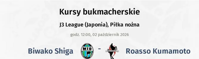 Biwako Shiga - Roasso Kumamoto kursy bukmacherskie