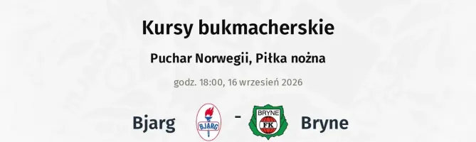Bjarg - Bryne kursy bukmacherskie