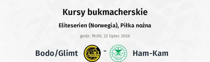Bodo/Glimt - Ham-Kam kursy bukmacherskie