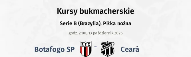 Botafogo SP - Ceara kursy bukmacherskie
