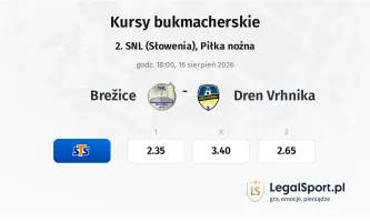 Brežice - Dren Vrhnika kursy bukmacherskie