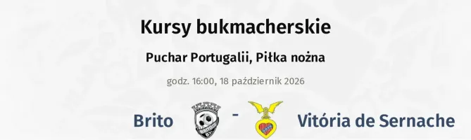 Brito - Vitória de Sernache kursy bukmacherskie