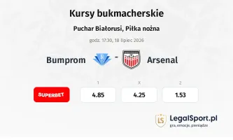 Bumprom - Arsenal kursy bukmacherskie