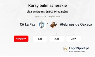 CA La Paz - Alebrijes de Oaxaca kursy bukmacherskie