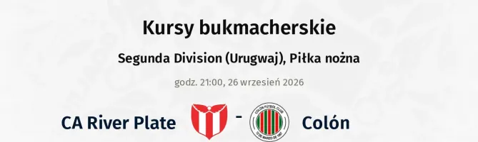 CA River Plate - Colón kursy bukmacherskie