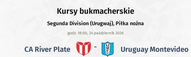 CA River Plate - Uruguay Montevideo kursy bukmacherskie