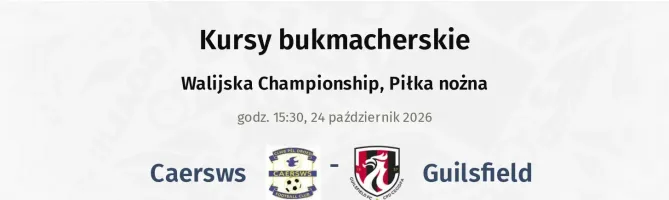 Caersws - Guilsfield kursy bukmacherskie