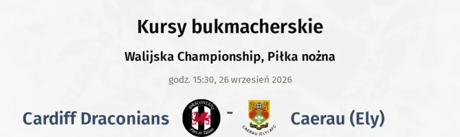 Cardiff Draconians - Caerau (Ely) kursy bukmacherskie