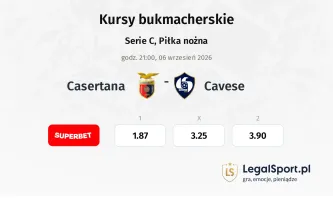 Casertana - Cavese kursy bukmacherskie