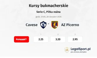 Cavese - AZ Picerno kursy bukmacherskie